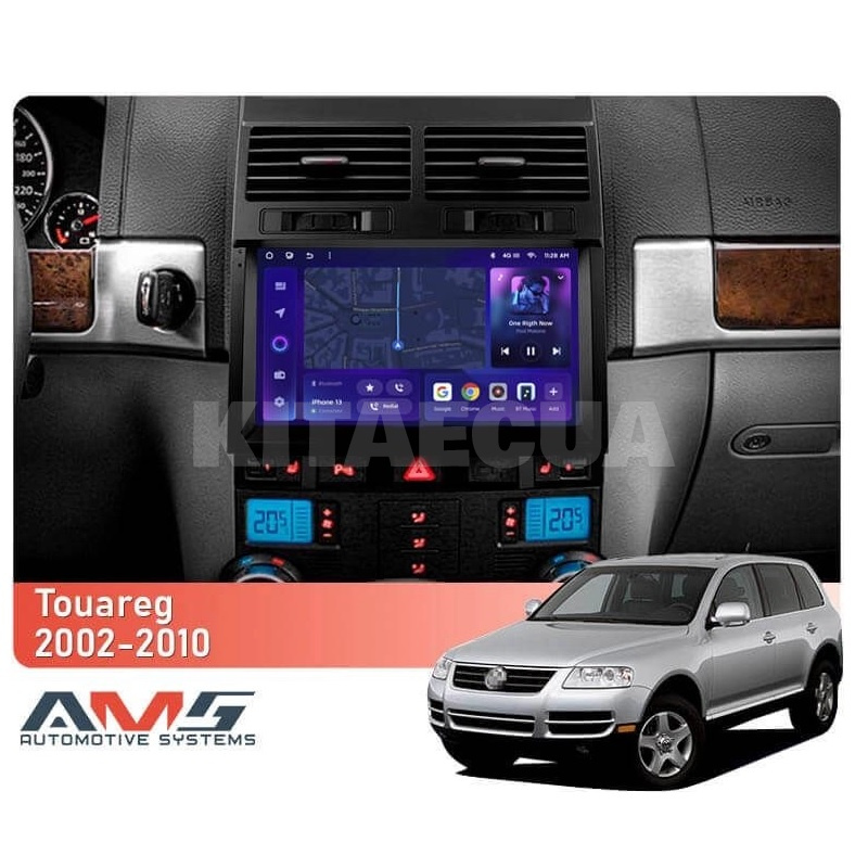 Штатная магнитола MOSS M3 4+32 ГБ 9" Volkswagen Touareg GP 2002-2010 (F1) AMS (50767) - 2