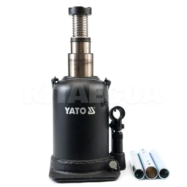 Домкрат гідравлічний пляшковий 10т (208мм-523мм) YATO (YT-1714)