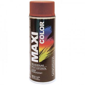 Грунт акриловый 400мл красный MAXI COLOR