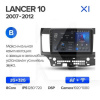 Штатна магнітола X1 2+32Gb 10" Mitsubishi Lancer 10 CY 2007-2012 (B) Teyes (26839)