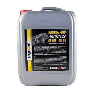 Антифриз красный 10кг g12 -40°с mega40 VipOil