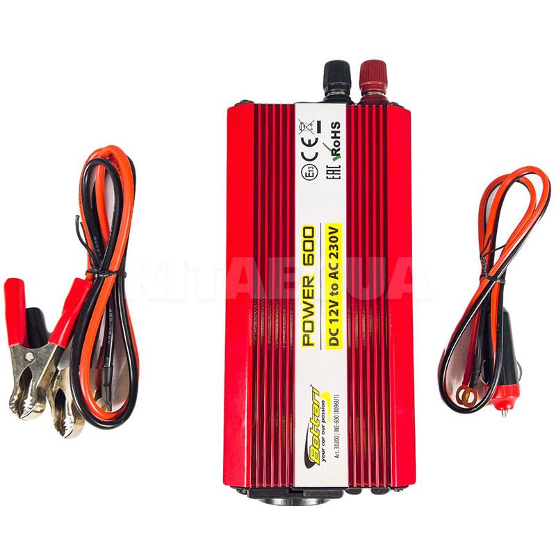 Інвертор 12-220В 600Вт POWER-600 BOTTARI (30200-IS) - 3