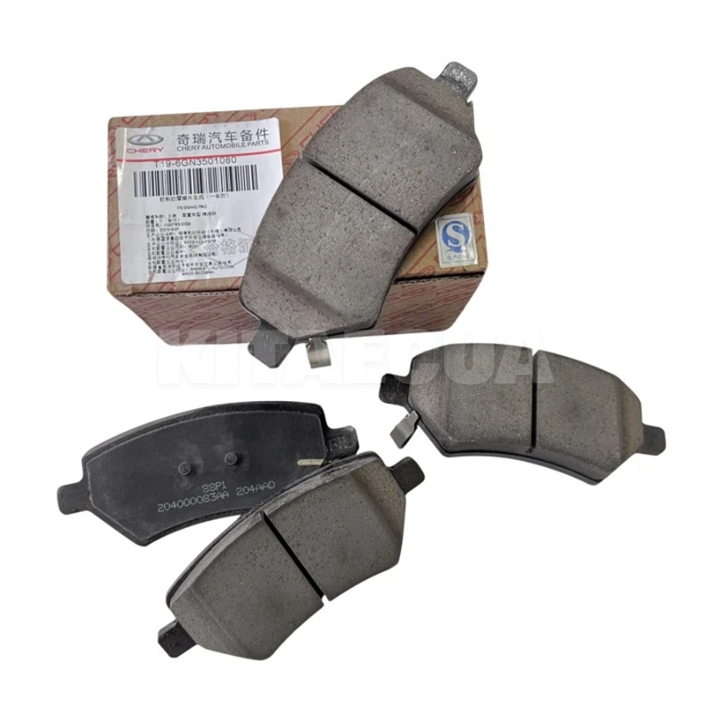 Колодки тормозные передние CHERY на TIGGO 4 (T19-6GN3501080)