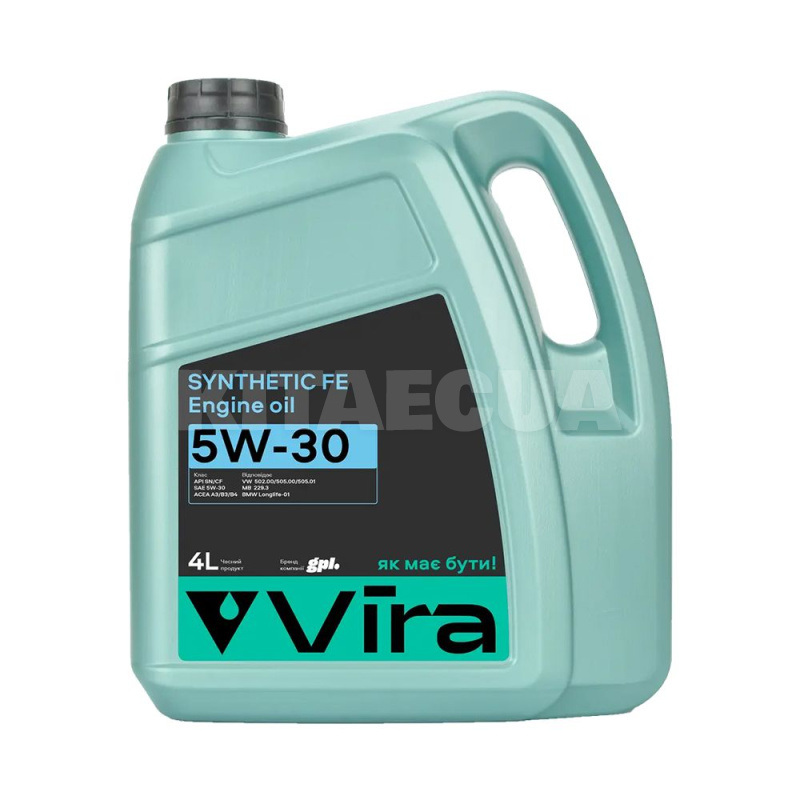 Масло моторное синтетическое 4л 5W-30 SYNTHETIC FE VIRA (VI0267)
