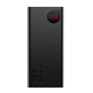 Повербанк Adaman Metal Digital Display 10000mAh 22.5W черный BASEUS