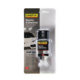 Клей епоксидний для металу сірий 6г UNIFIX