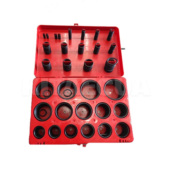 Набор уплотнительных колец красные 382 шт. KING (K1327)