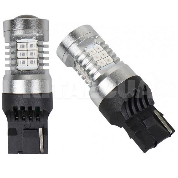 Светодиодная лампа E8 9/18V W21W 1300K (компл.) AMS (41243) - 6