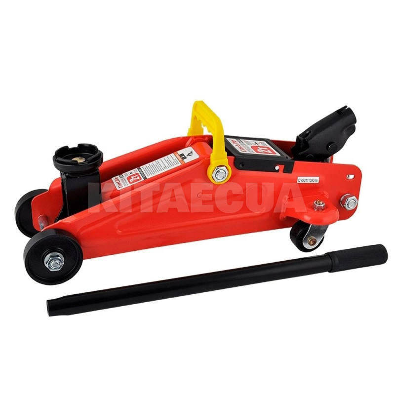 Домкрат гидравлический подкатной 2т (130мм-330мм) с пластиковым кейсом CARLIFE (FJ575P) - 2