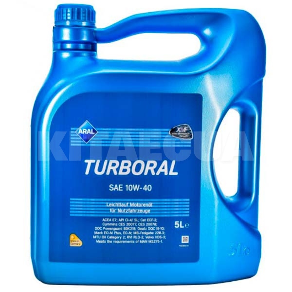 Масло моторное полусинтетическое 5л 10W-40 Turboral Aral (AR-22004-ARAL)