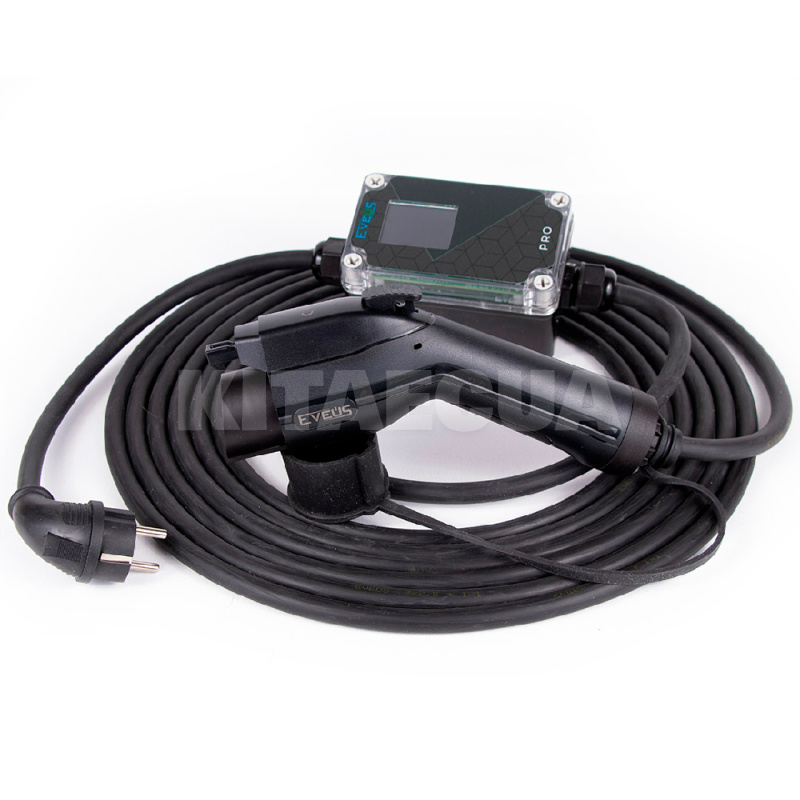 Зарядка Volkswagen ID.4 3.7 кВт 16А 1-фаза GB/T AC (китайське авто) з екраном та WI-FI Pro EVEUS (M16 GBT Pro)