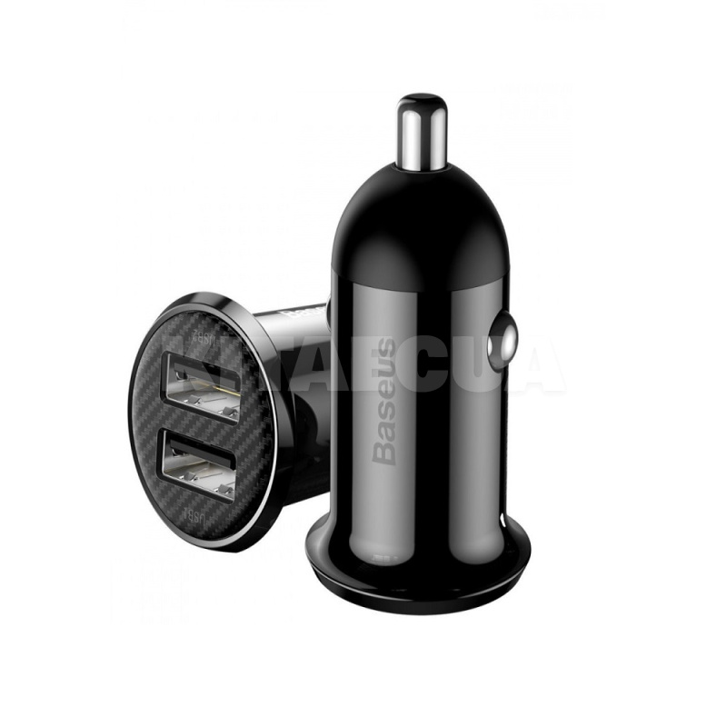 Автомобильное зарядное устройство 4.8A 2USB Grain Pro BASEUS (317590001) - 3
