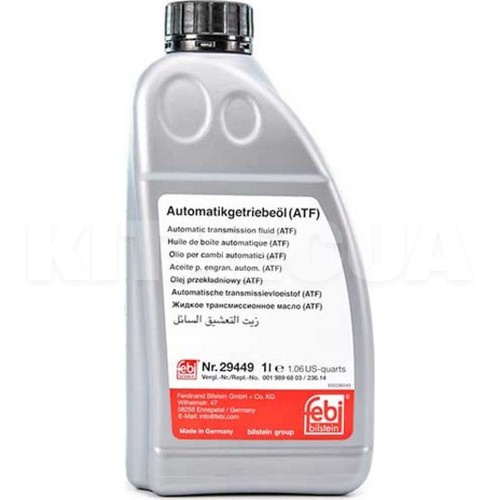 Масло трансмісійне мінеральне 1л (в ГУР) ATF 134 FEBI (29449)