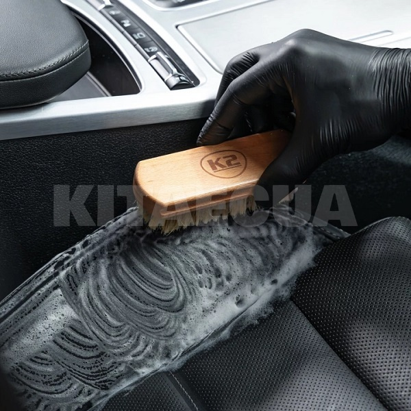 Щетка для очистки кожаной обивки 13см Auron Brush Soft K2 (G451) - 3
