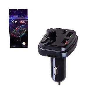 ФМ модулятор 5в1 M11 12-24v Bluetooth 4.2 