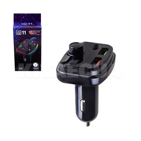 ФМ модулятор 5в1 M11 12-24v Bluetooth 4.2 (M11)