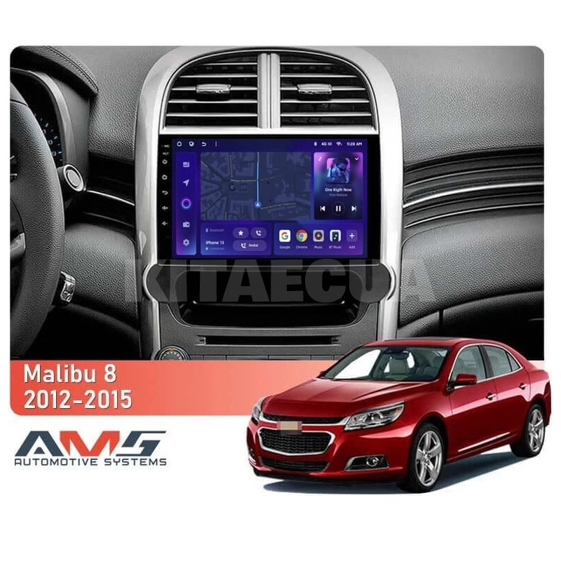 Штатна магнітола MOSS M3 4+32 ГБ 9" Chevrolet Malibu 8 2012-2015 AMS (49825) - 2
