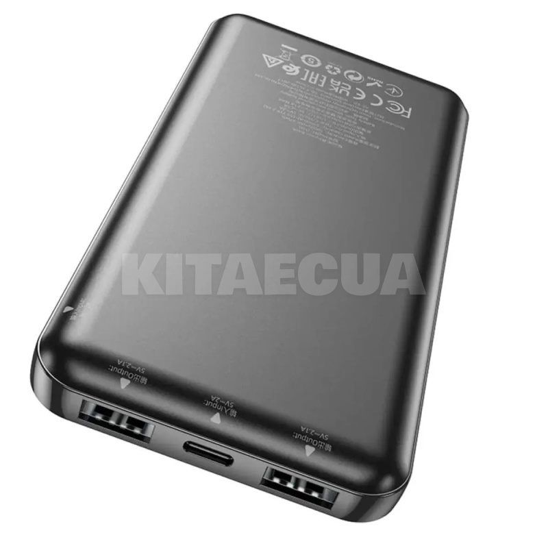 Повербанк High-ranking 10000mAh 10.5W чорний HOCO (6931474783561) - 2
