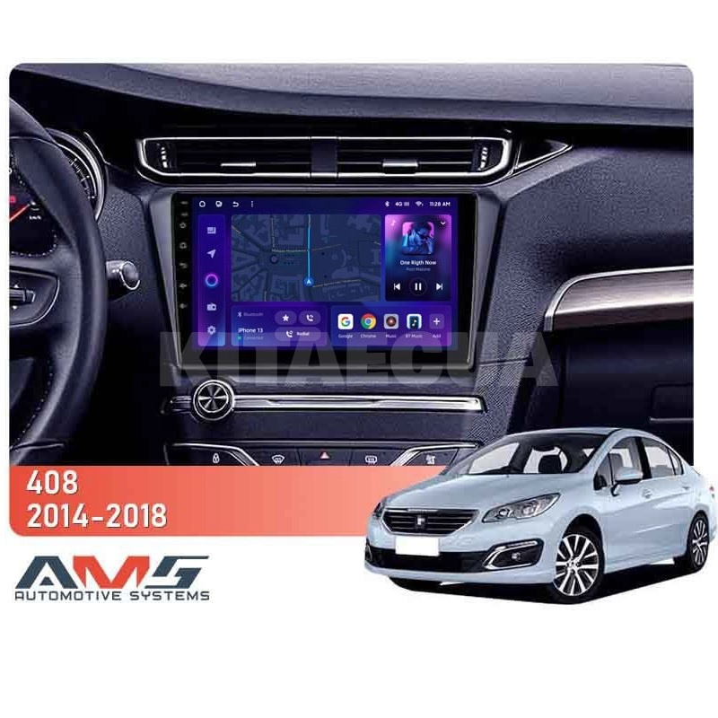Штатна магнітола MOSS M3 4+32 ГБ 10" Peugeot 408 2014-2018 AMS (50868) - 2