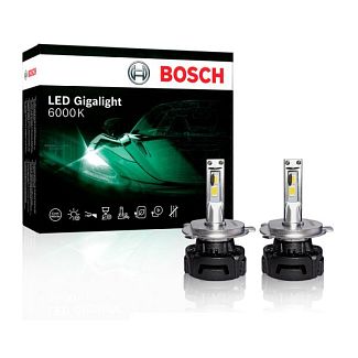 LED лампа для авто Gigalight H4 30W 6000K (комплект) Bosch