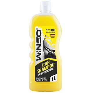 Автошампунь Car Shampoo Carnauba 1л концентрат з воском Winso