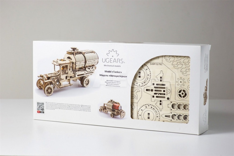 Механическая модель 3D пазл "Автоцистерна" UGEARS (70021) - 5