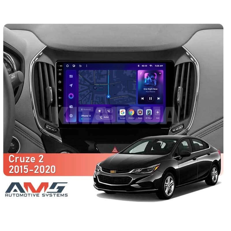 Штатна магнітола MOSS M3 4+32 ГБ 9" Chevrolet Cruze 2 2015-2023 AMS (49819) - 2