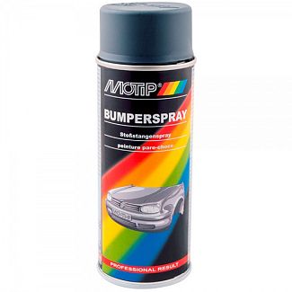 Краска темно-серая 400мл для бампера MOTIP