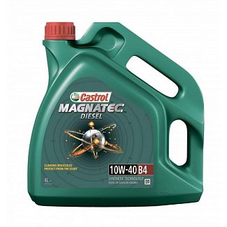 Масло моторное полусинтетическое 4л 10W-40 MAGNATEC DIESEL B4 CASTROL