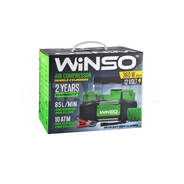 Автомобільний компресор 12В 150Вт 35л 7атм 12А Winso (121000) - 4