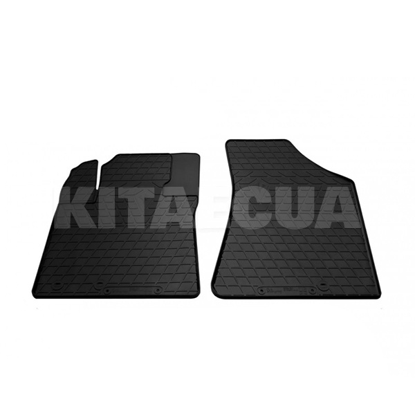 Резиновые коврики передние KIA Sorento II (XM) (2009-2012) OP клипсы Stingray (1010162)