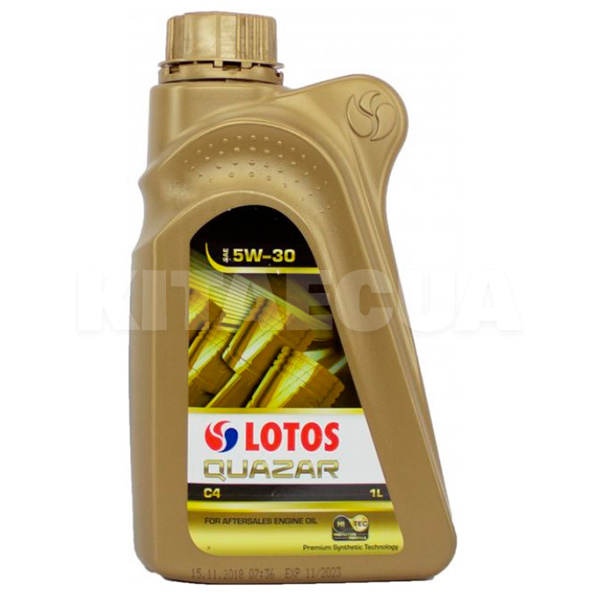 Масло моторне синтетичне 1л 5W-30 QUAZAR C4 LOTOS (WF-K102P90-0H0)