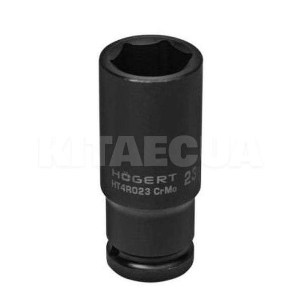 Головка ударная удлиненная 6-гранная 23 мм 1/2" HOGERT (HT4R023)