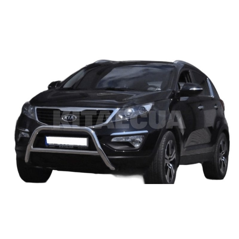 Кенгурятник WT006 Kia Sportage 2010-2015 нержавеющая сталь CAN (dd22512) - 3