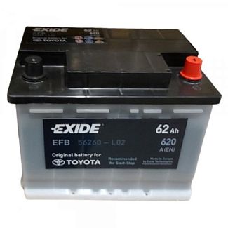 Аккумулятор автомобильный Start-Stop Auxiliary 62Ач 620А "+" справа EXIDE