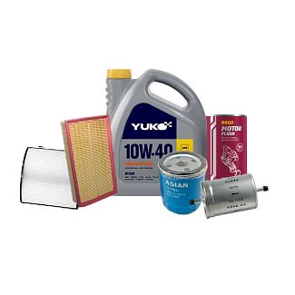 Комплект фильтров + масло + промывка 