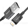 Кабель USB - Lightning 2.4A 2м черный BASEUS (CALYS-C01)