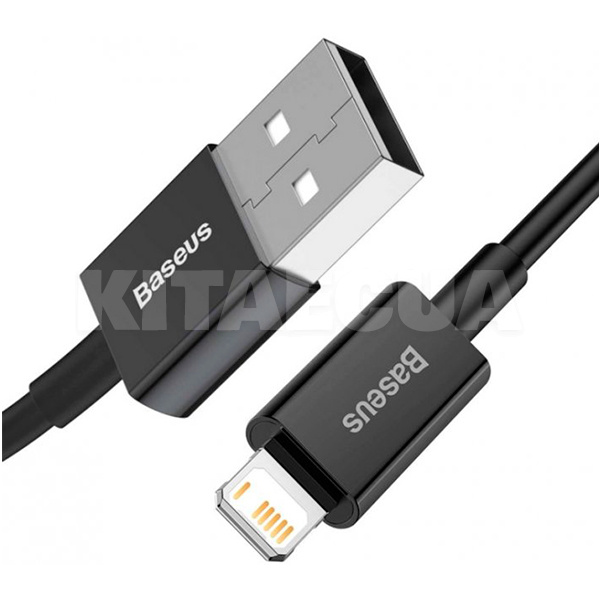 Кабель USB - Lightning 2.4A 2м черный BASEUS (CALYS-C01) - 2
