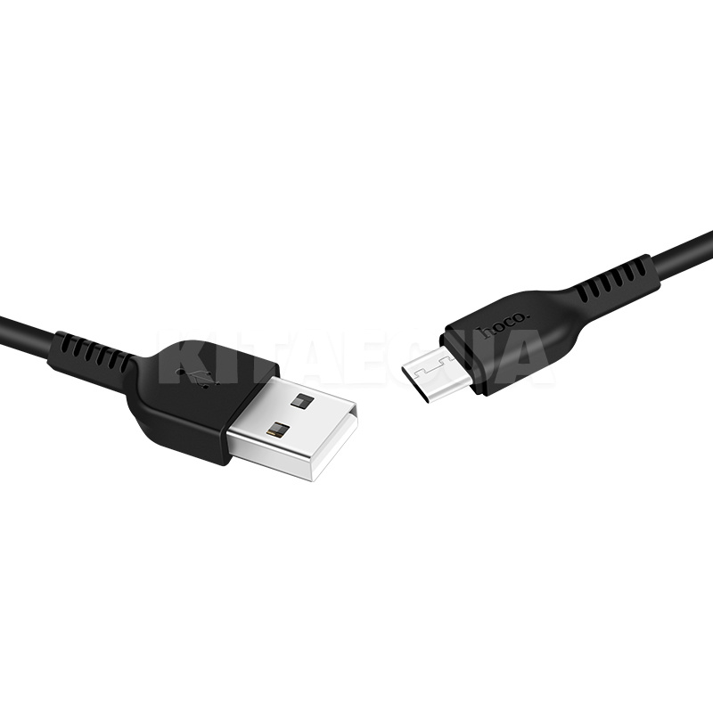 Кабель USB Type-C 3A X13 1м чорний HOCO (6957531061182)