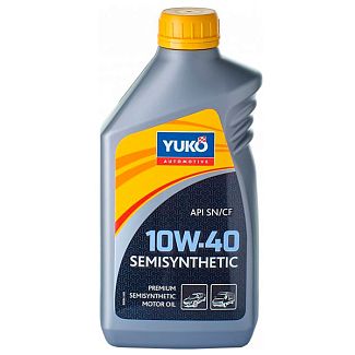 Масло моторное полусинтетическое 1л 10W-40 Semisynthetic Yuko