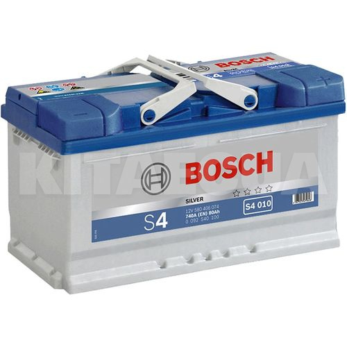 Аккумулятор автомобильный 80Ач 740А "+" справа BOSCH (0092S40100)