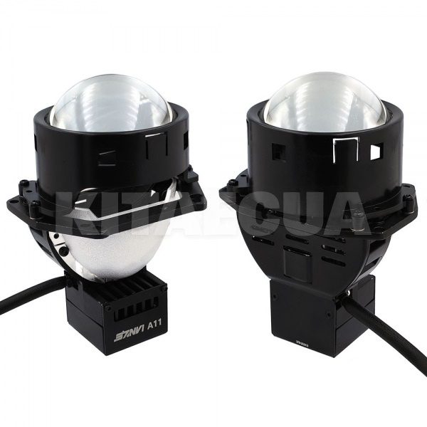 BI LED лінзи у фари A11 3" 52/72W 5500K Sanvi (00-00020727) - 2