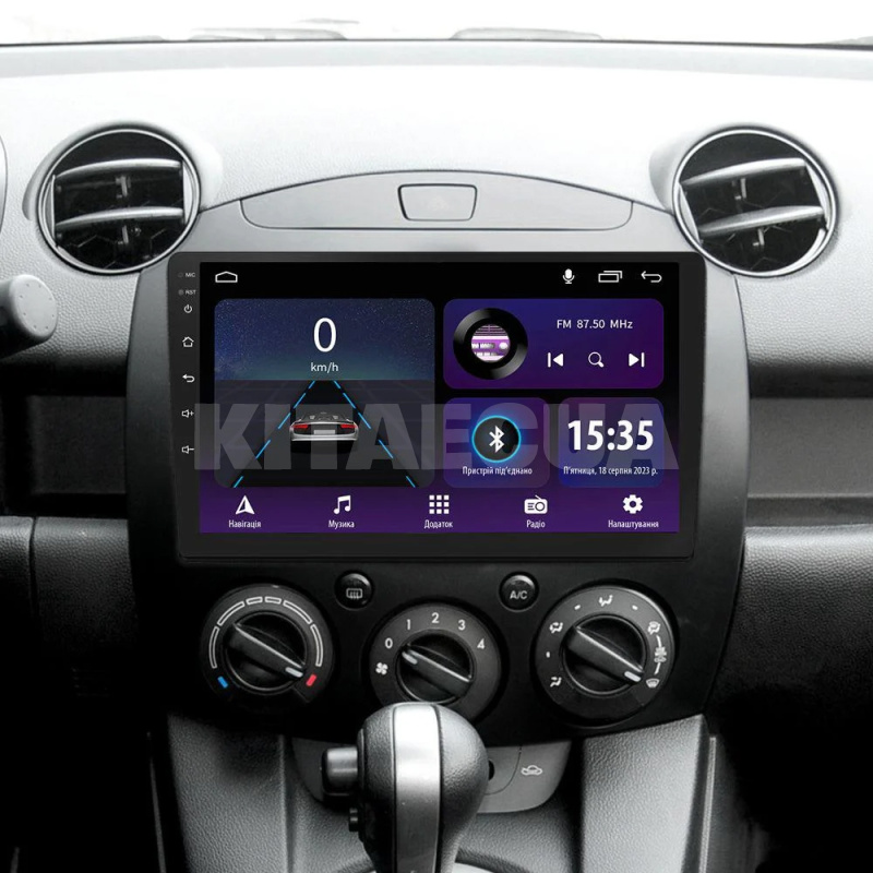 Штатна магнітола E9232 2+32 Gb 9" Mazda 2 DE 2007-2014 SIGMA4car (41984) - 3