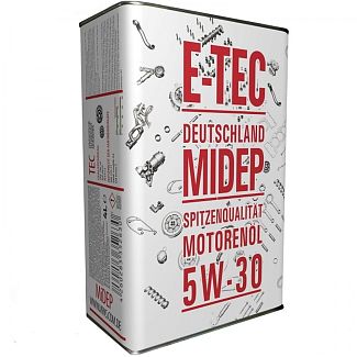 Масло моторне синтетичне 4л 5w-30 tec E-TEC