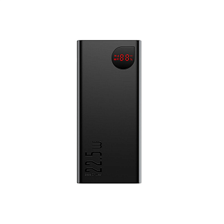 Повербанк Metal Digital Display Quick Charge 20000 мАч 22.5W черный BASEUS