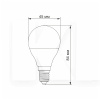 LED лампа E14 7W 4100K VIDEX (VL-G45e-07144)