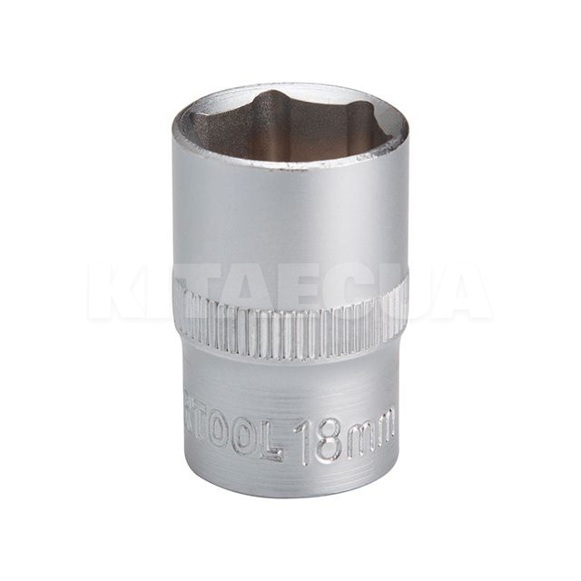 Головка торцева 6-гранна 18мм 1/2" 38мм Intertool (ET-2018) - 2