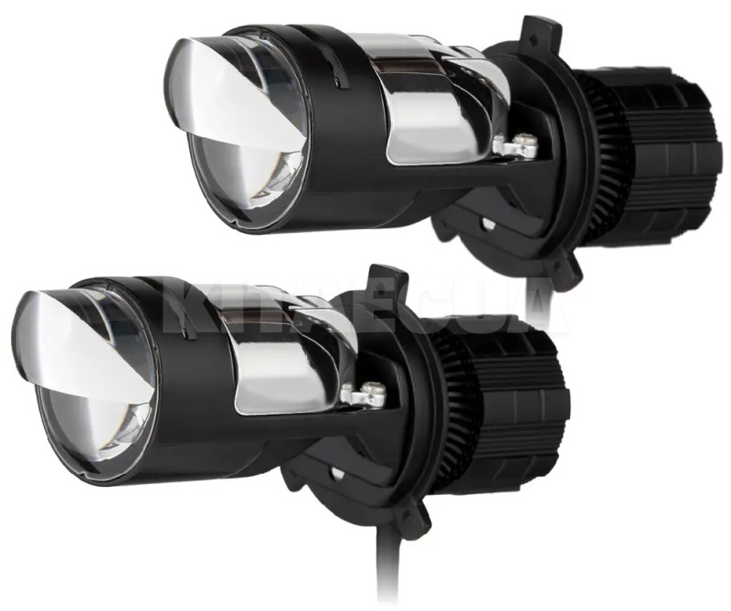 Мини BI LED линзы в фары H4 25/40W 5700К HeadLight (00-00020375)