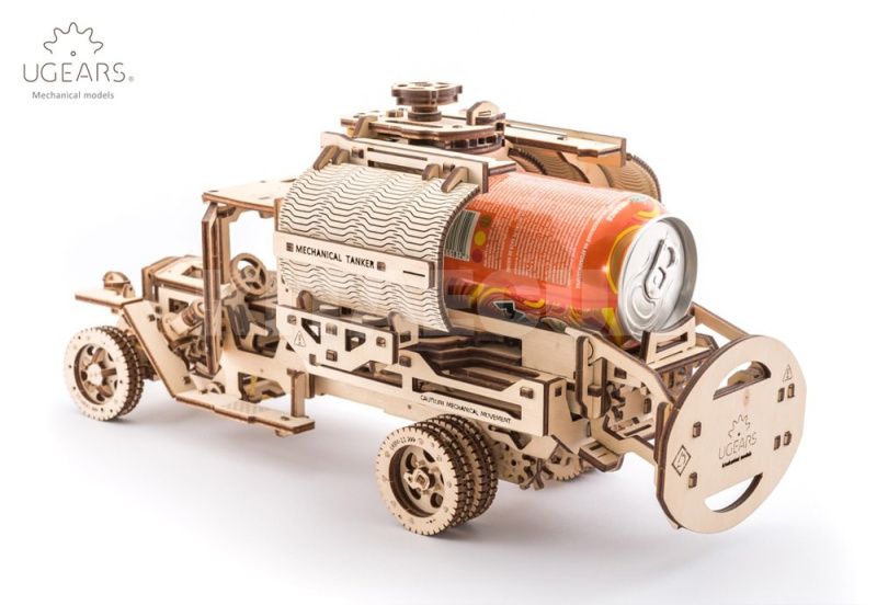 Механическая модель 3D пазл "Автоцистерна" UGEARS (70021) - 9