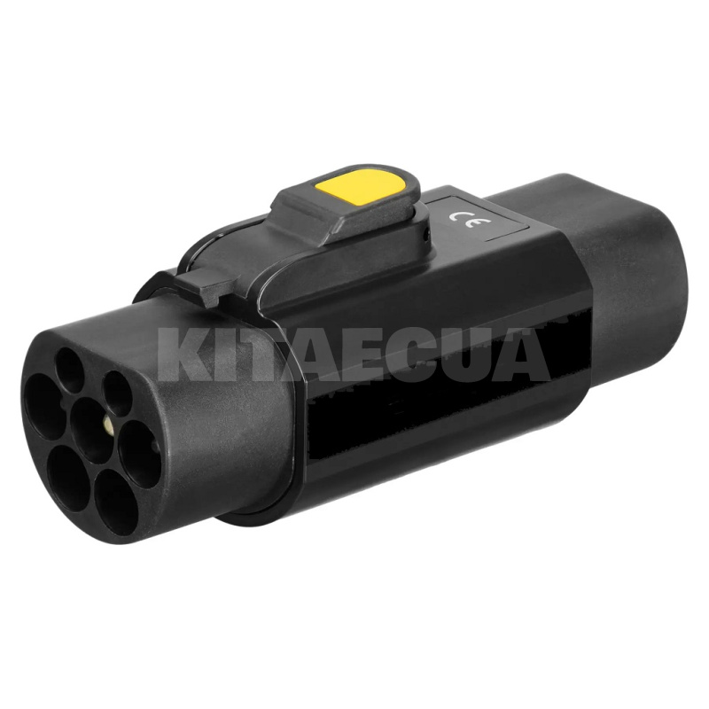 Переходник 7.4 кВт 32А 1-фаза Type 2 (станция) - GB/T AC (китайское авто) 7 SEVEN PARTS (A-T2/GBT)